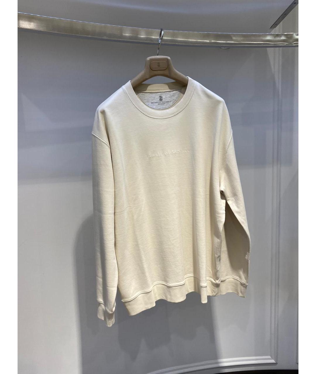 BRUNELLO CUCINELLI Бежевый джемпер / свитер, фото 2