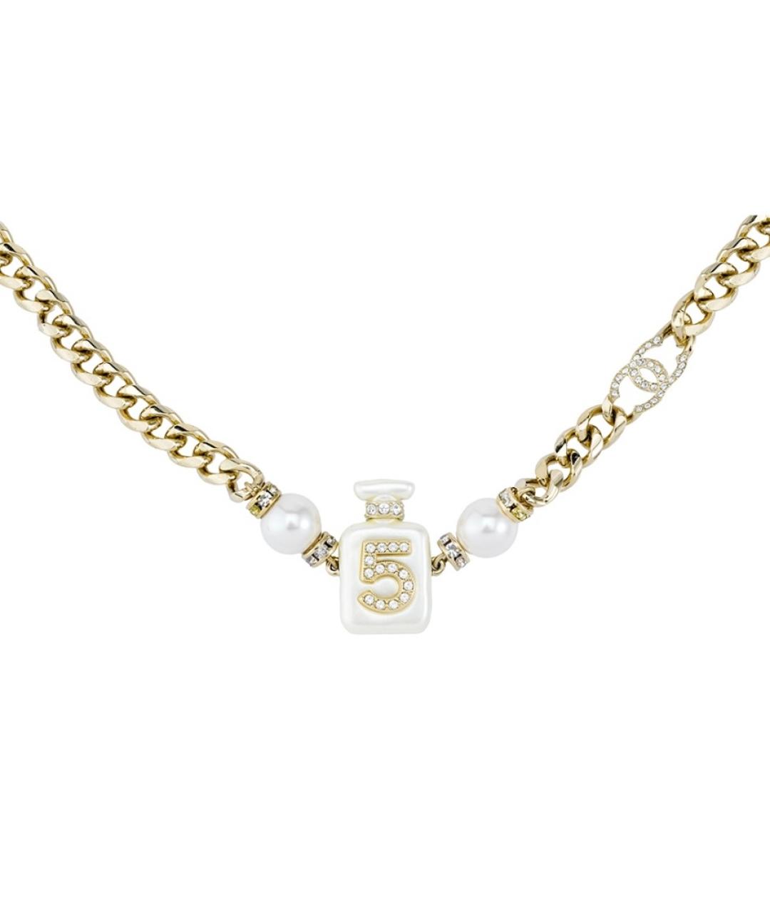 CHANEL Белое колье, фото 2