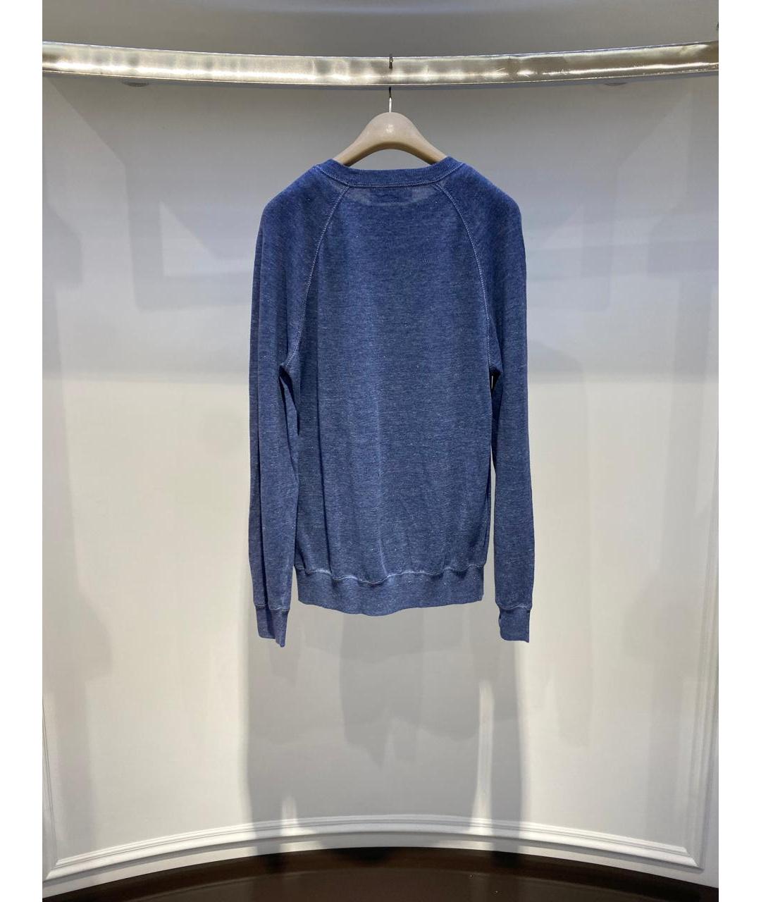 BRUNELLO CUCINELLI Синий джемпер / свитер, фото 2