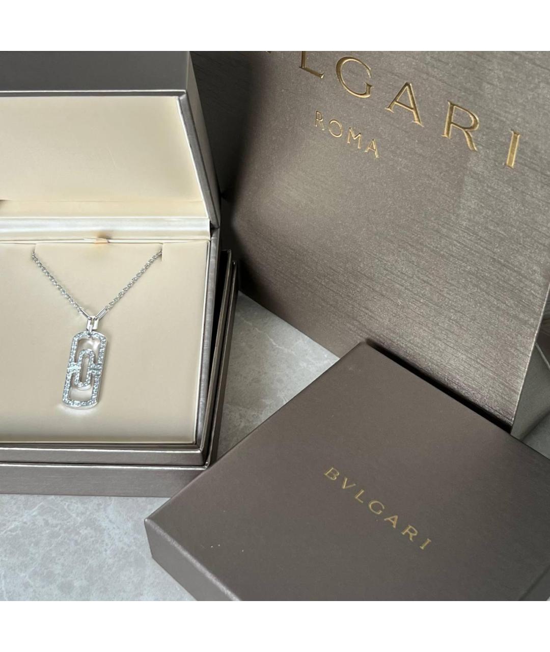 BVLGARI Колье из белого золота, фото 4