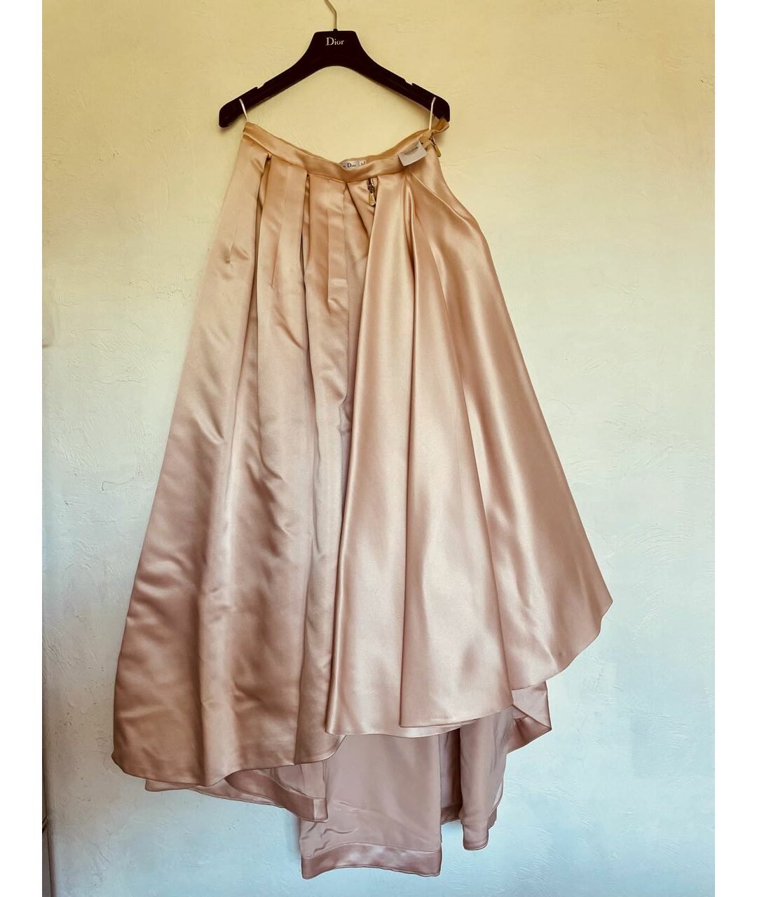 CHRISTIAN DIOR PRE-OWNED Розовая шелковая юбка макси, фото 9