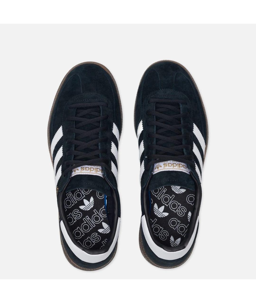 ADIDAS Черные замшевые кроссовки, фото 3
