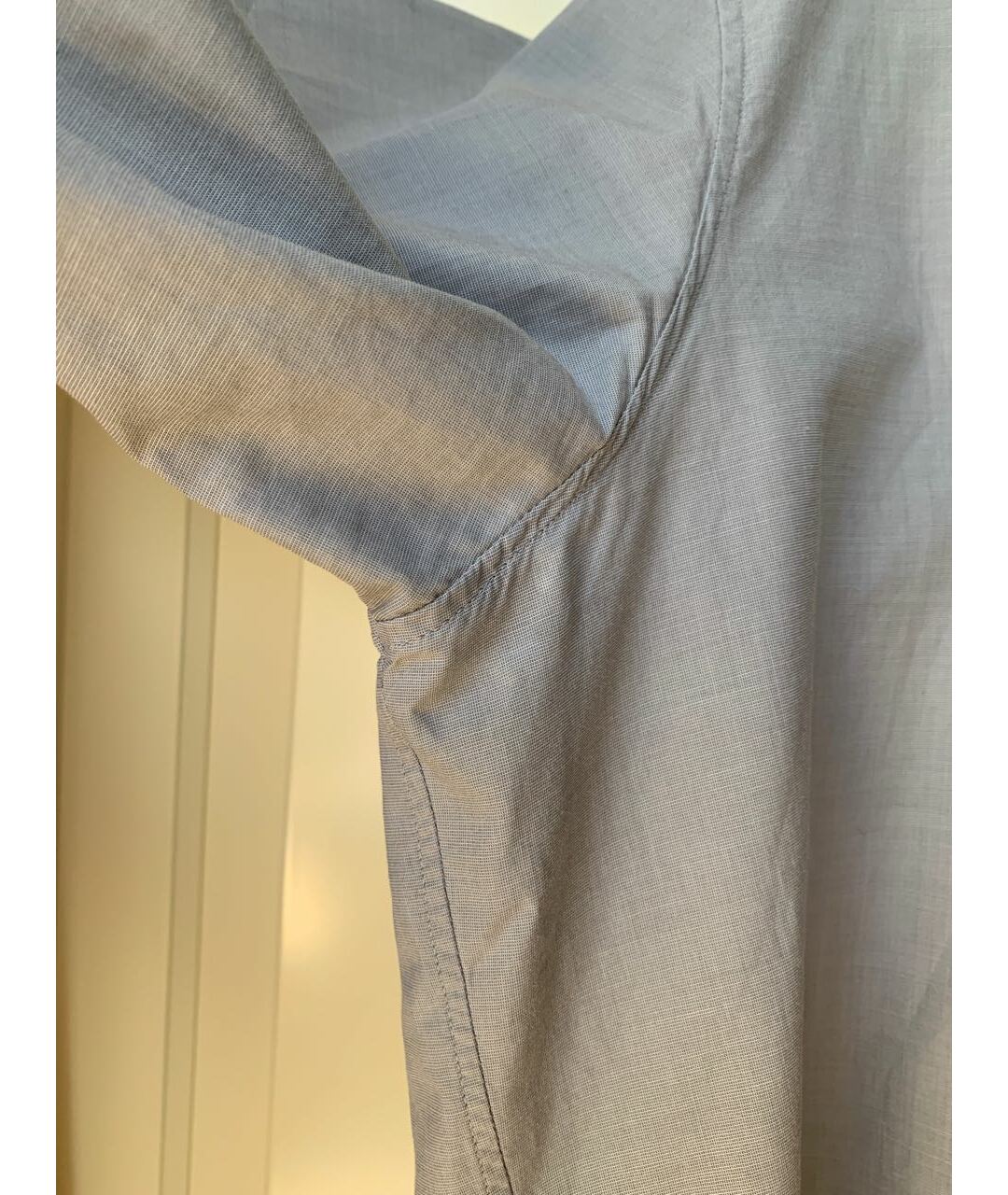 HERMES PRE-OWNED Серая хлопковая классическая рубашка, фото 6
