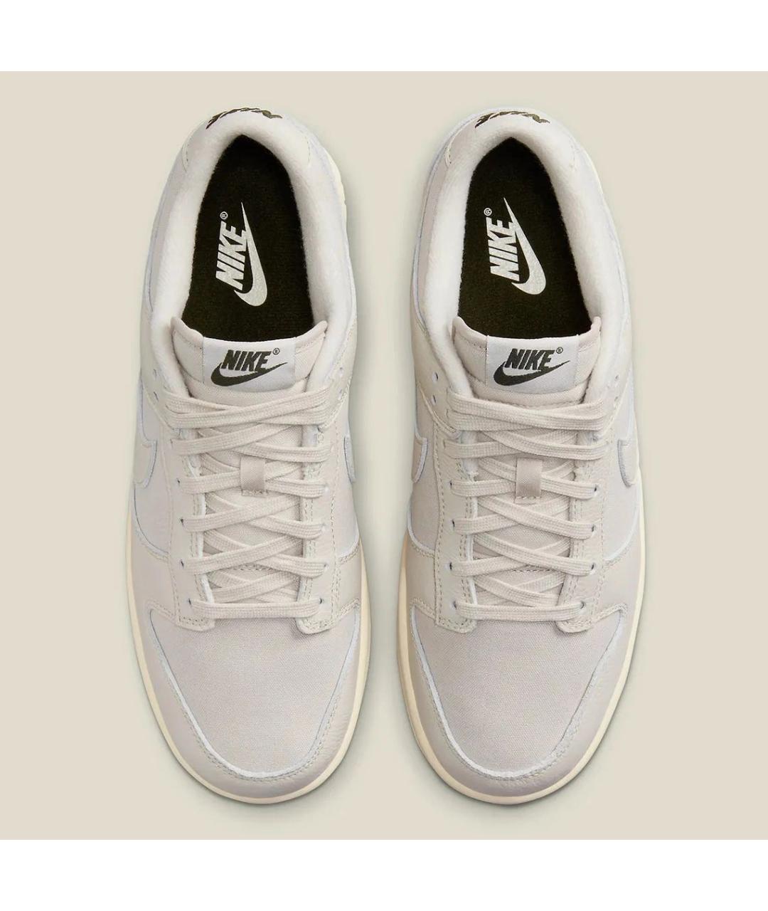 NIKE Бежевые кожаные кроссовки, фото 3