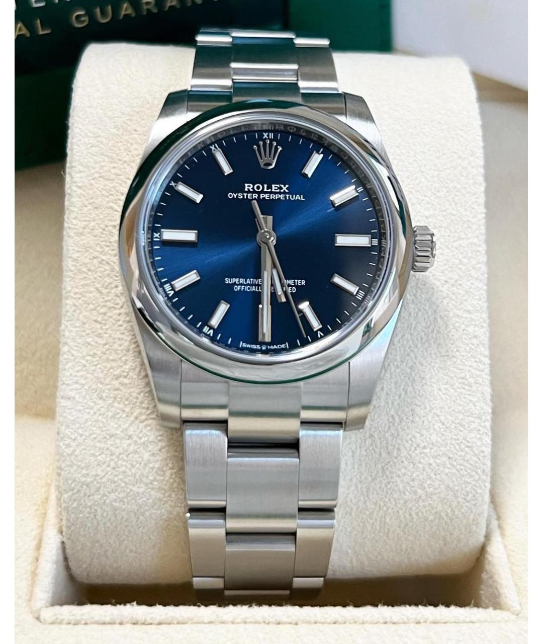 ROLEX Синие часы, фото 3