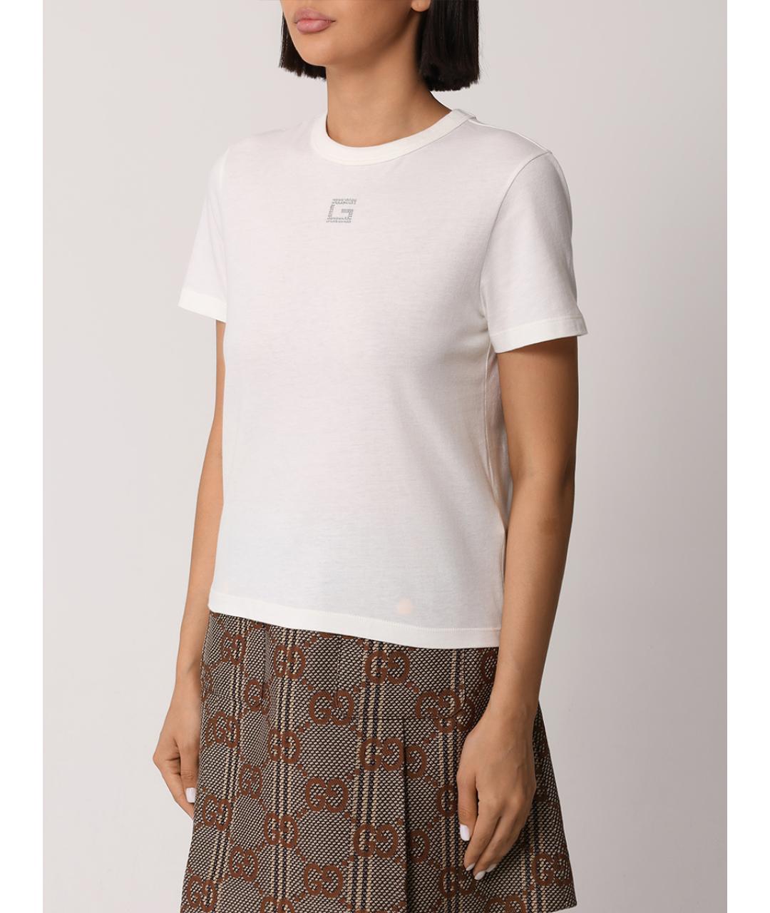 GUCCI Белая футболка, фото 4