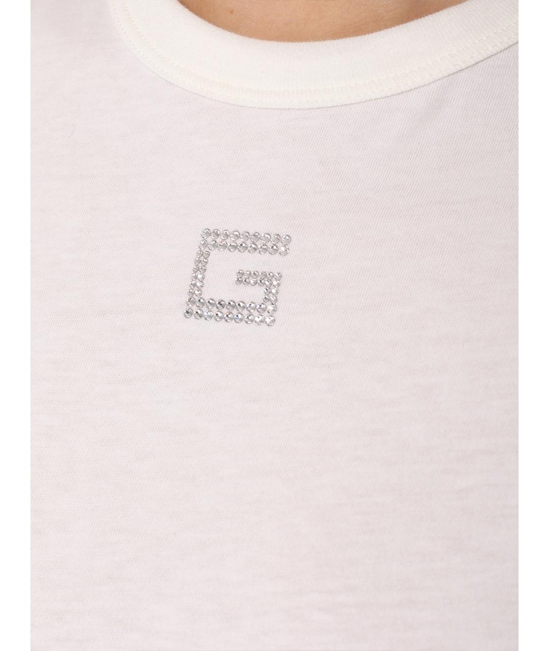 GUCCI Белая футболка, фото 5