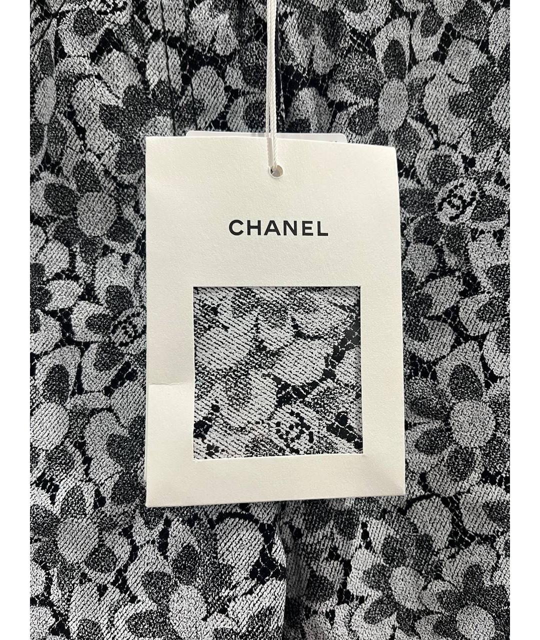 CHANEL Мульти хлопковые прямые джинсы, фото 4