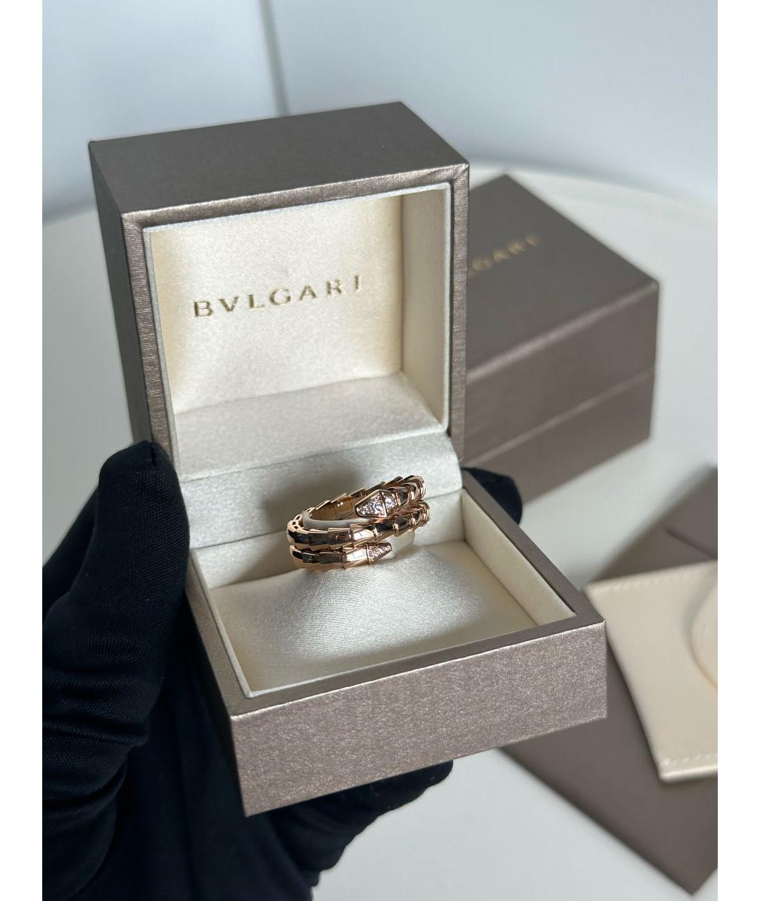 BVLGARI Золотое кольцо из розового золота, фото 3