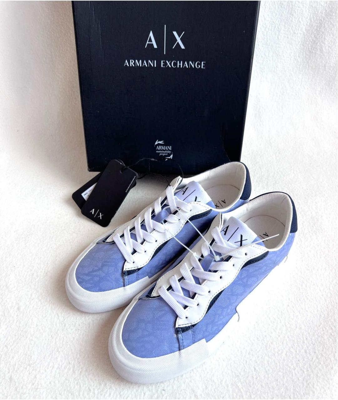 ARMANI EXCHANGE Голубые кеды, фото 5