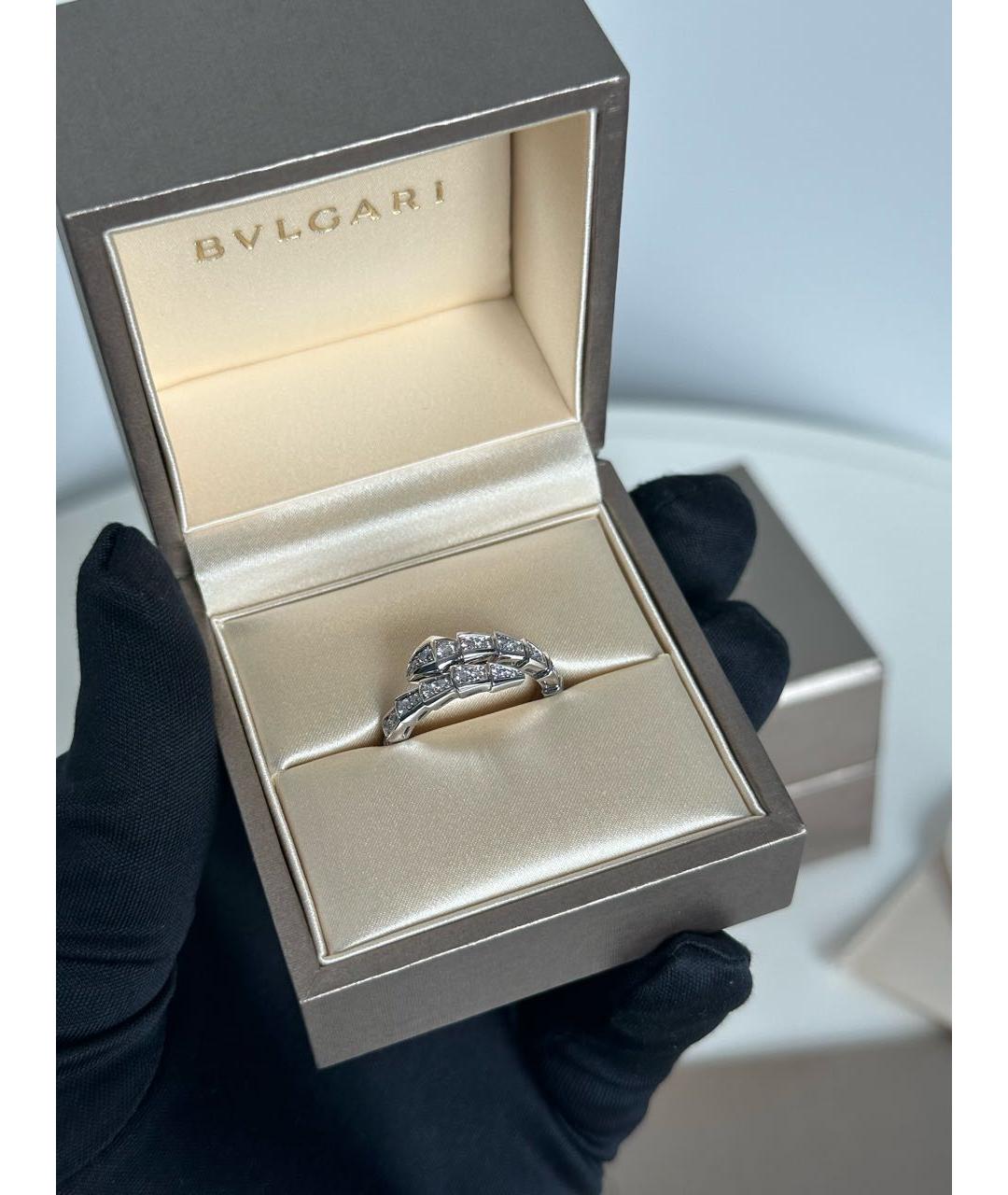 BVLGARI Серебряное кольцо из белого золота, фото 2