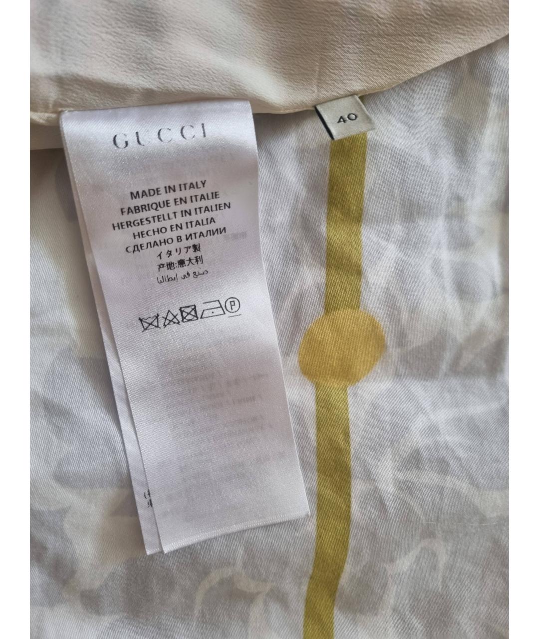 GUCCI Мульти хлопковая юбка мини, фото 5