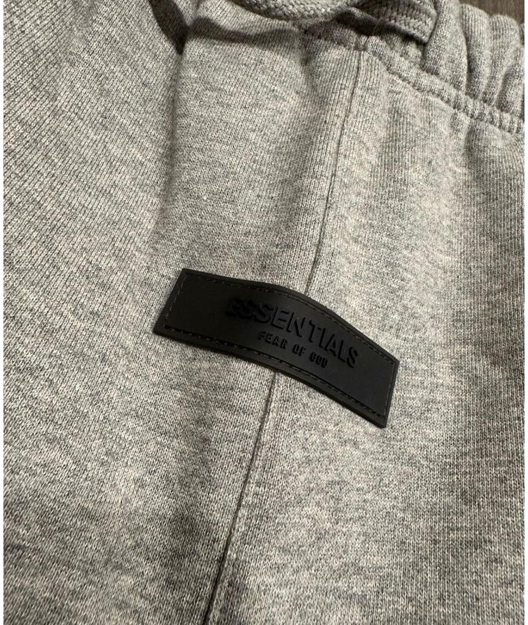 FEAR OF GOD ESSENTIALS Антрацитовые хлопковые шорты, фото 5