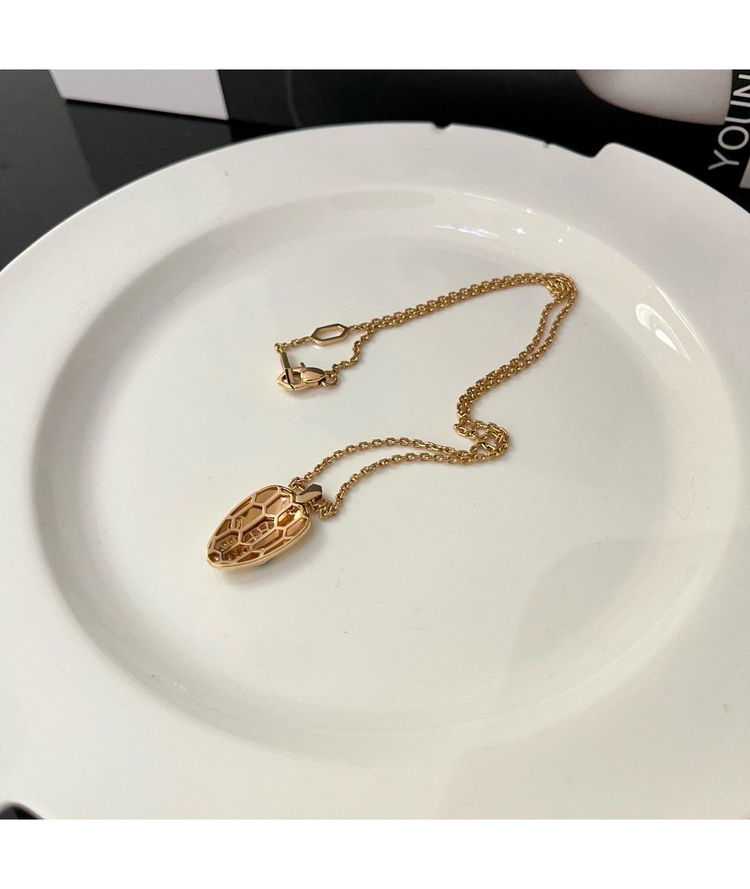 BVLGARI Золотая подвеска из розового золота, фото 3