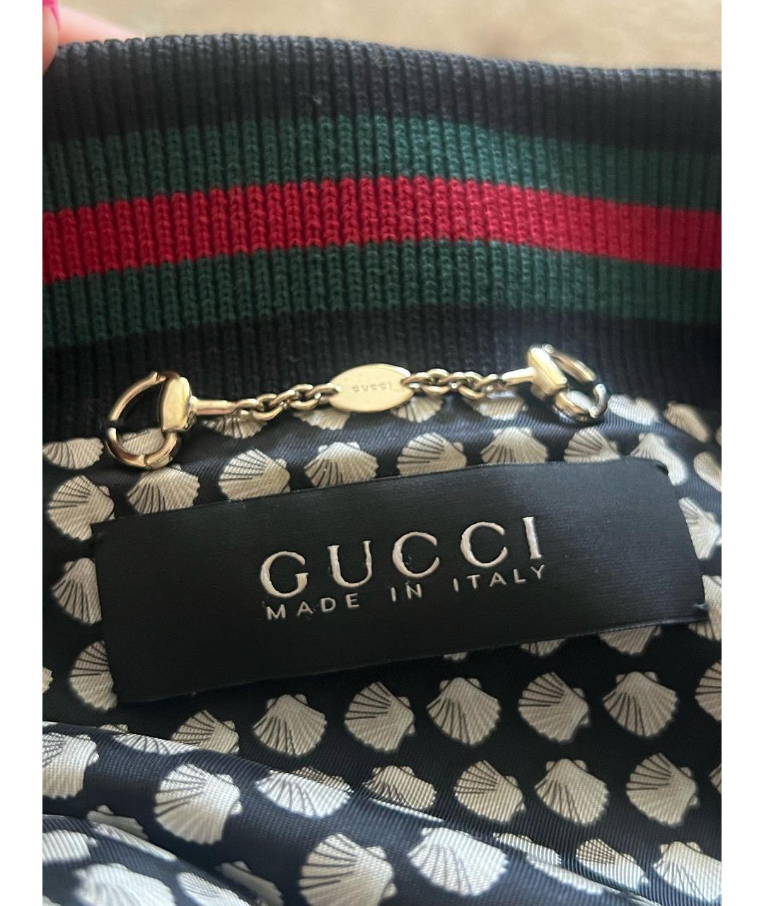 GUCCI Черная кожаная куртка, фото 6