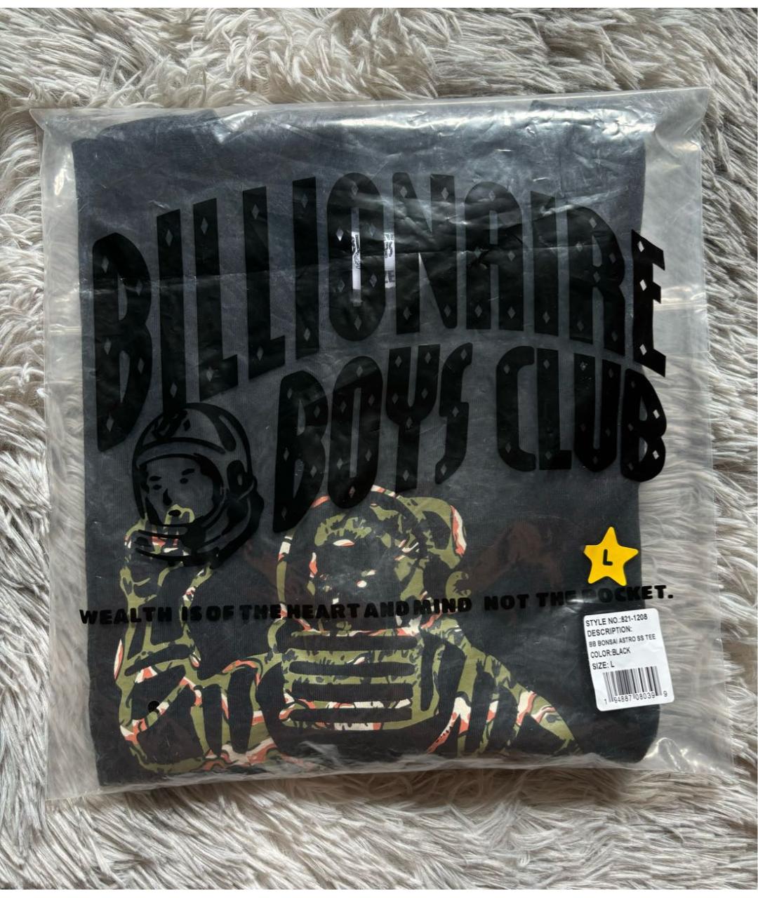 BILLIONAIRE BOYS CLUB Черная хлопковая футболка, фото 5