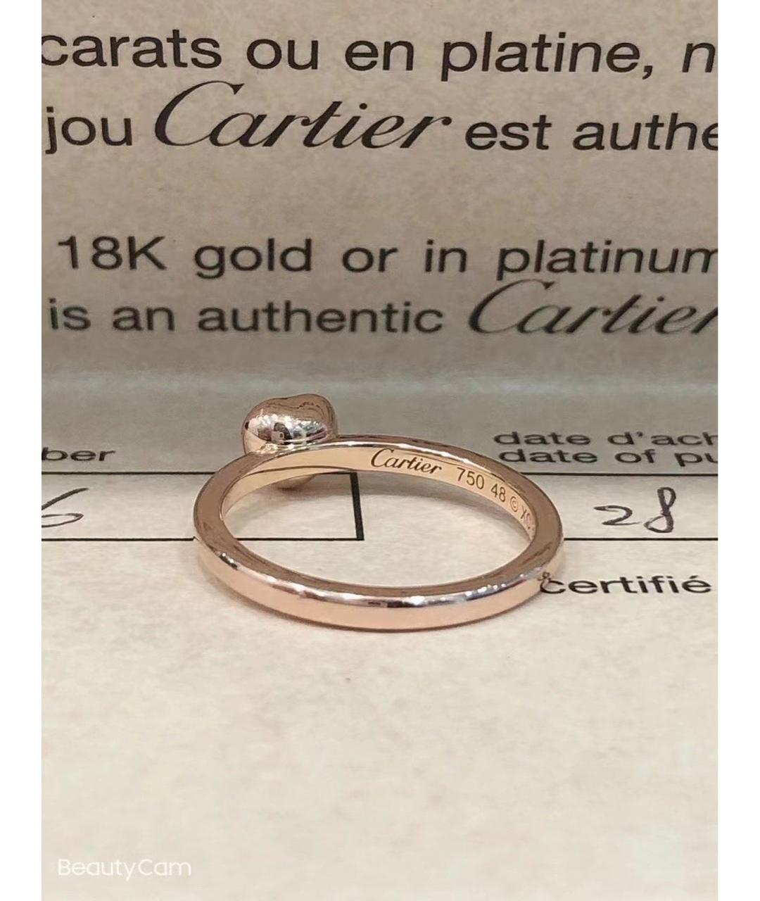 CARTIER Золотое кольцо из розового золота, фото 4