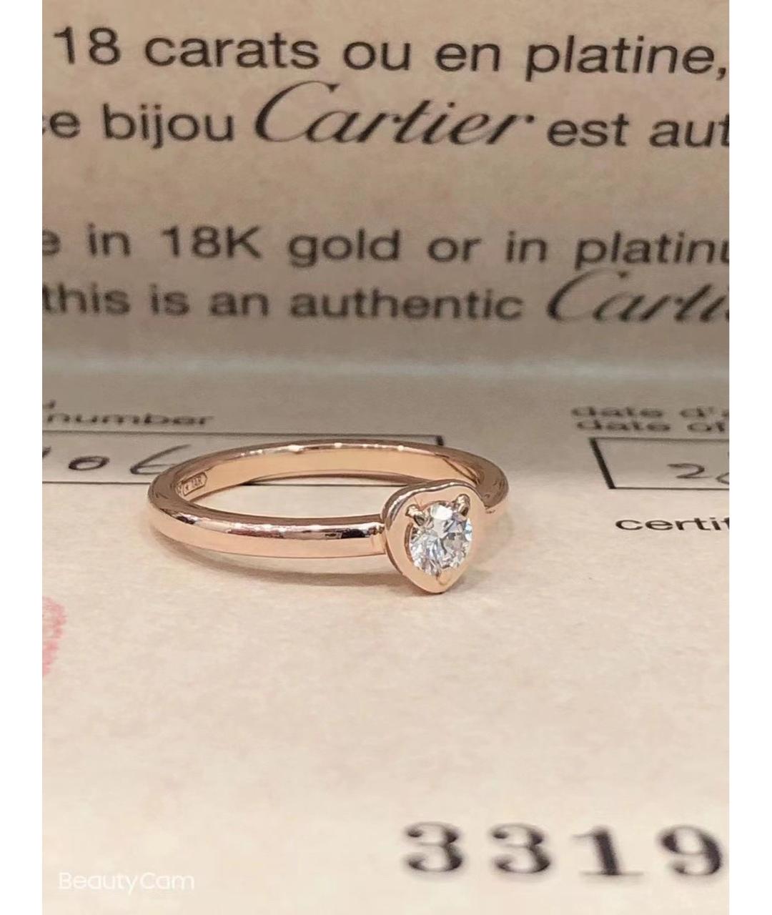 CARTIER Золотое кольцо из розового золота, фото 5