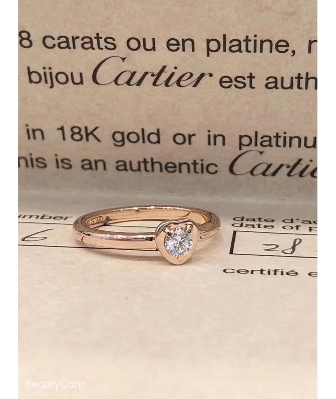 CARTIER Золотое кольцо из розового золота, фото 3