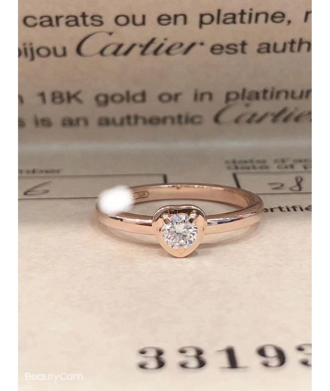 CARTIER Золотое кольцо из розового золота, фото 6