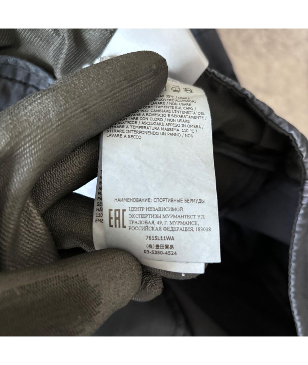 STONE ISLAND Темно-синие шорты, фото 7