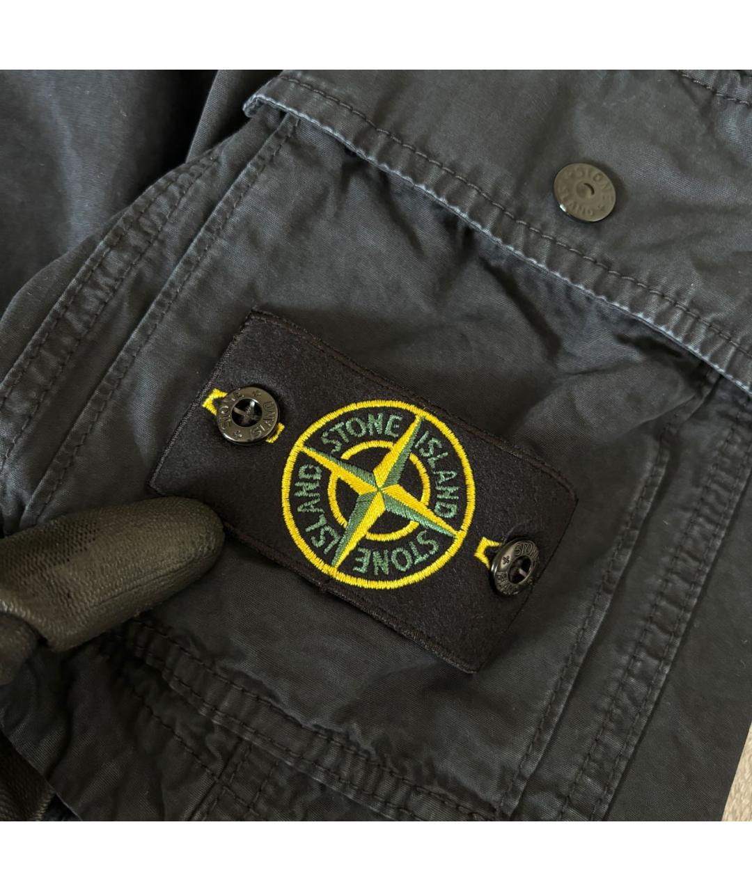 STONE ISLAND Темно-синие шорты, фото 3