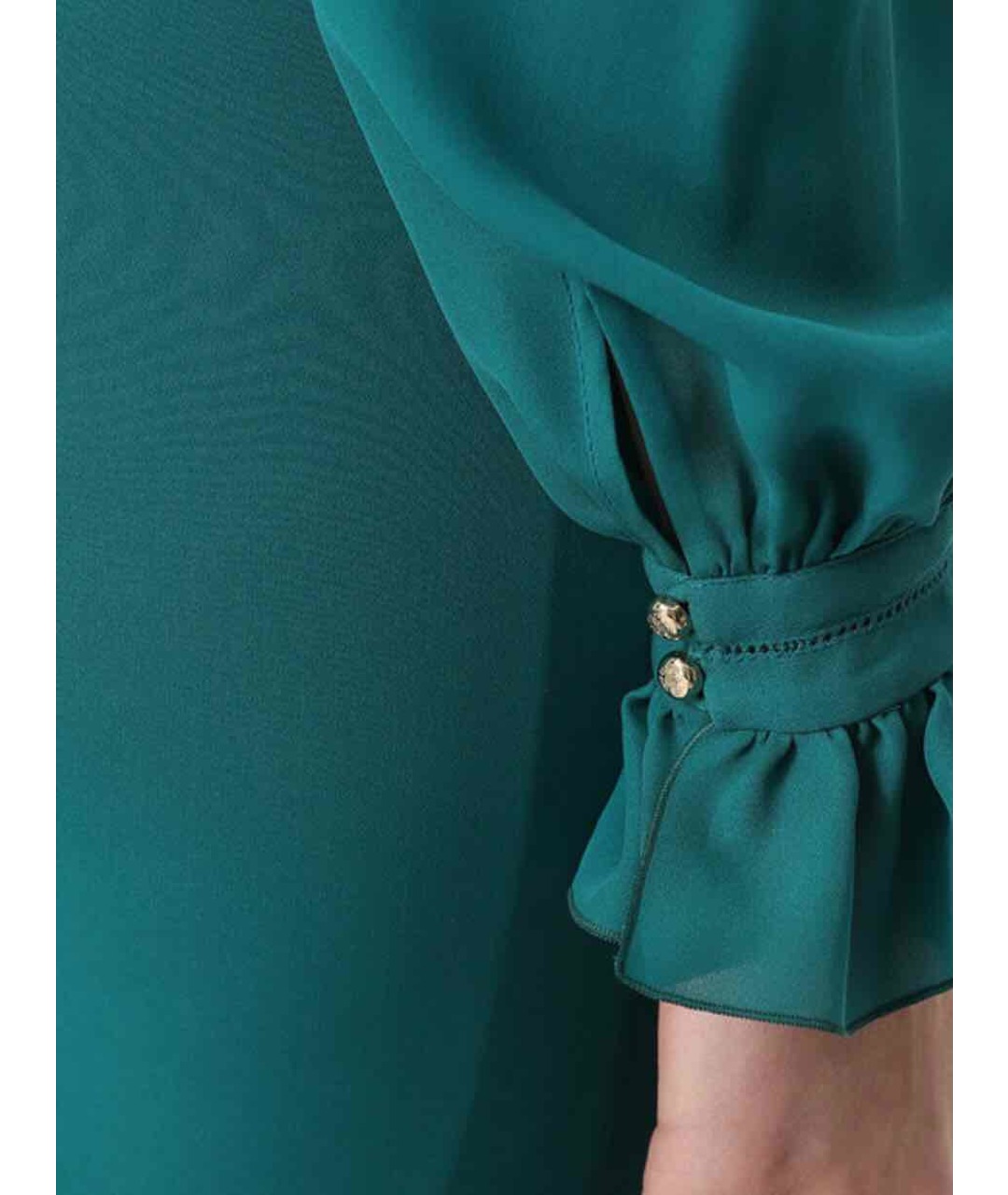 ROBERTO CAVALLI Зеленые шелковое вечернее платье, фото 4