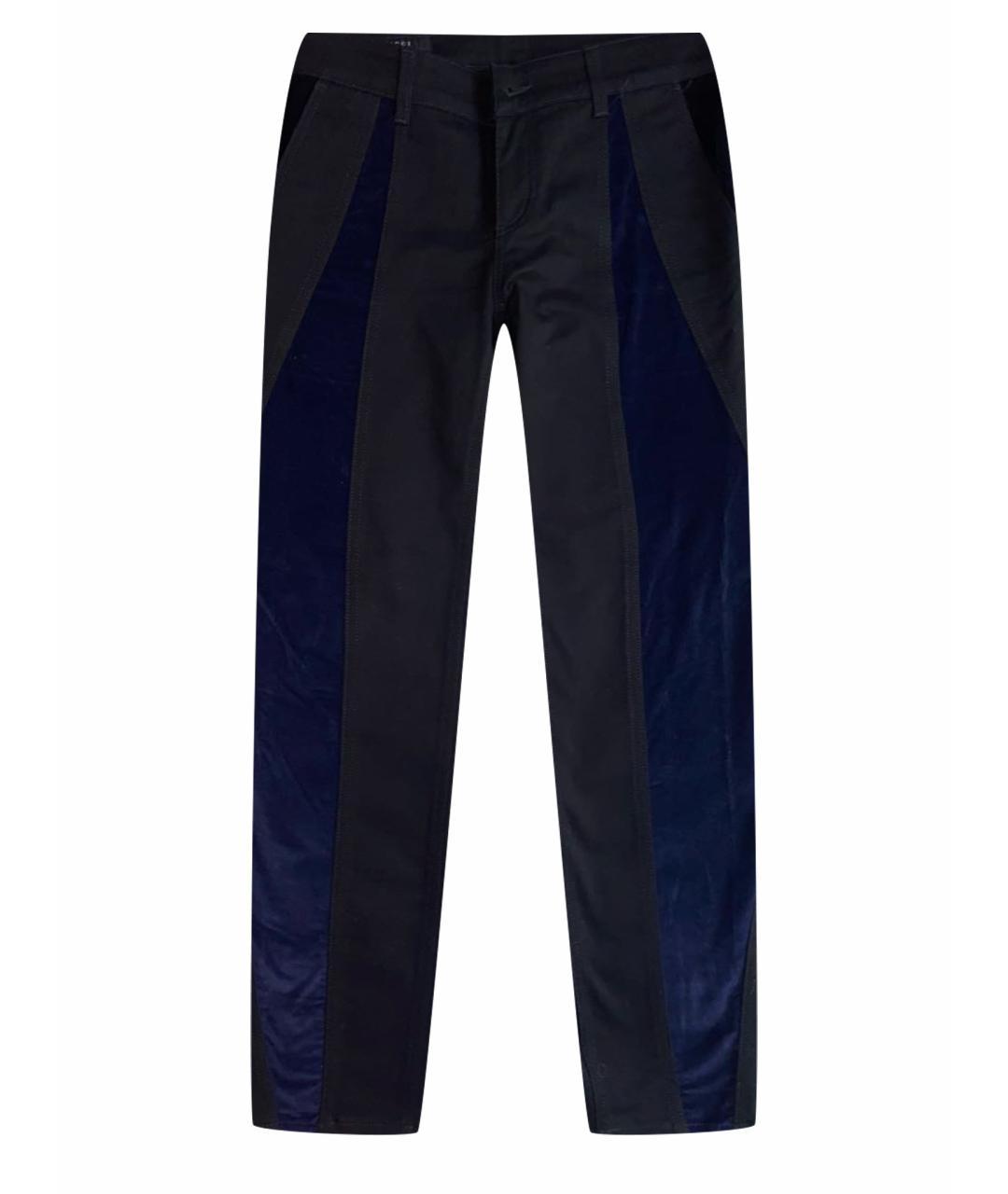 GUCCI Черные хлопковые прямые джинсы, фото 1