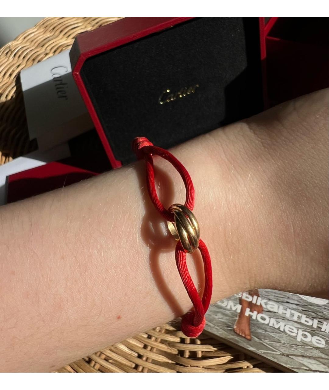CARTIER Красный браслет из розового золота, фото 3