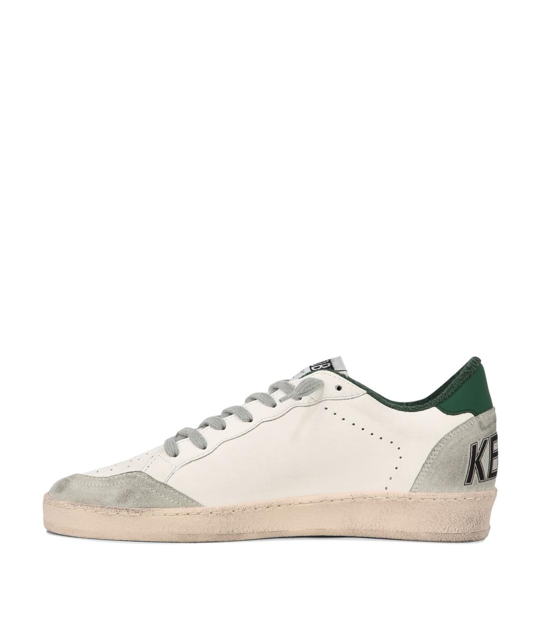 GOLDEN GOOSE DELUXE BRAND Белые кожаные низкие кроссовки / кеды, фото 3
