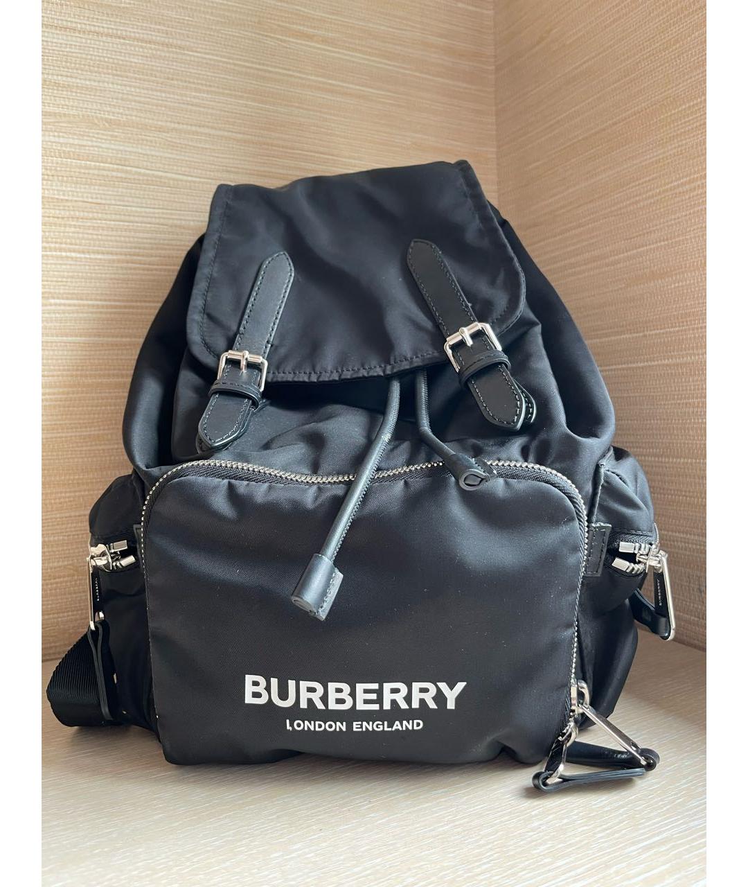 BURBERRY Черный рюкзак, фото 5