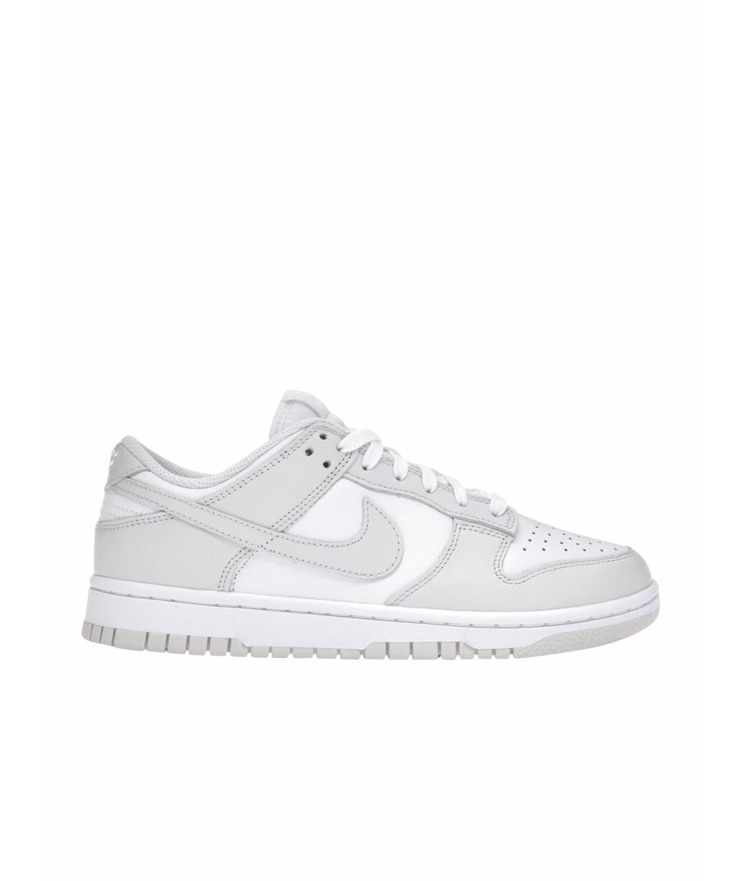 NIKE Белые кожаные кроссовки, фото 1