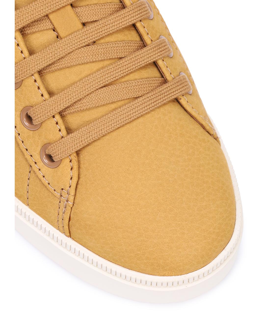 BALLY Горчичные кеды, фото 5