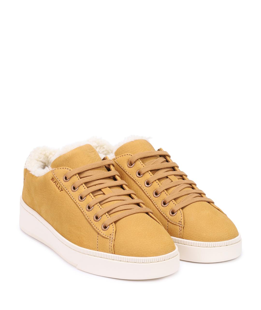 BALLY Горчичные кеды, фото 2
