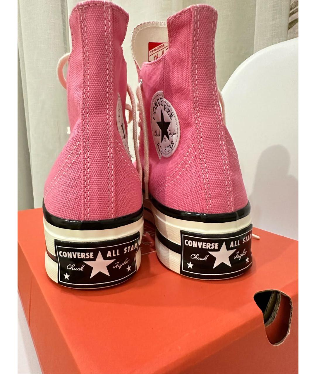 CONVERSE Розовые текстильные кеды, фото 4