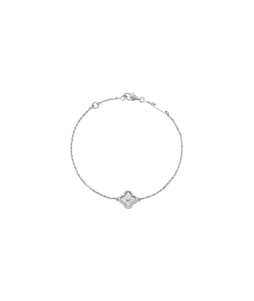 VAN CLEEF & ARPELS Серебрянный браслет из белого золота, фото 2