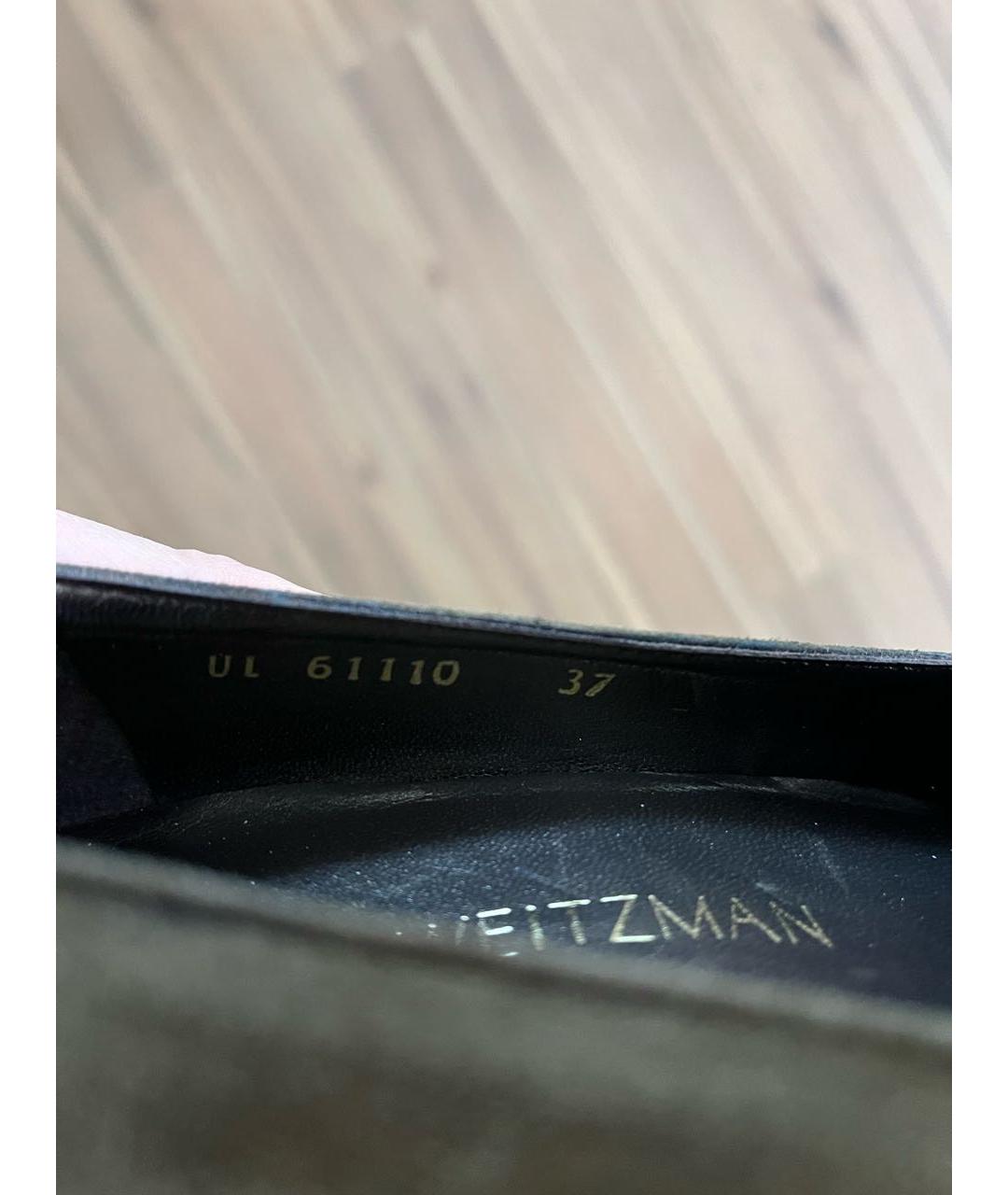 STUART WEITZMAN Хаки кожаные туфли, фото 8