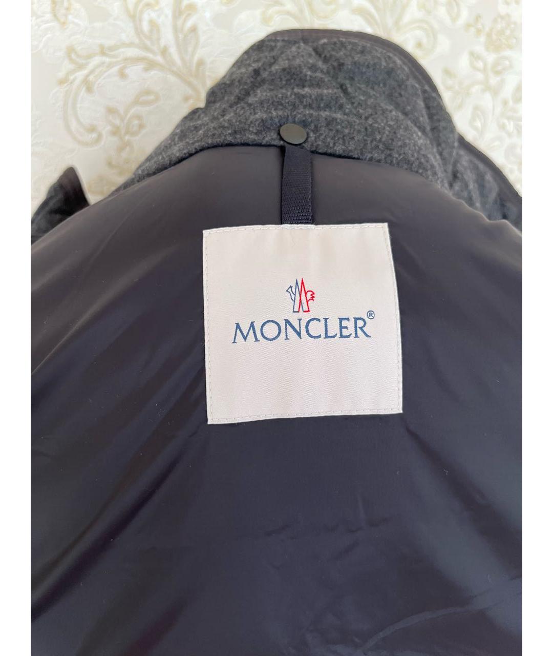 MONCLER Серая куртка, фото 4