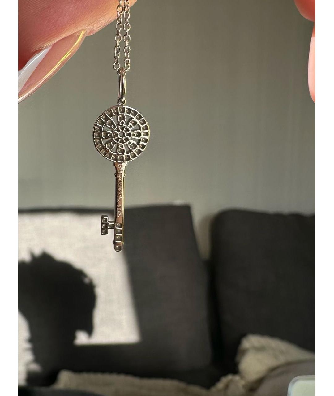 TIFFANY&CO Платиновая подвеска, фото 4