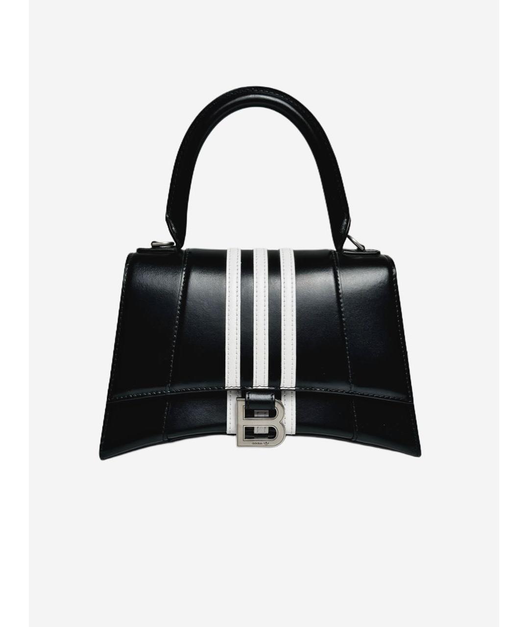 BALENCIAGA Черная кожаная сумка с короткими ручками, фото 5