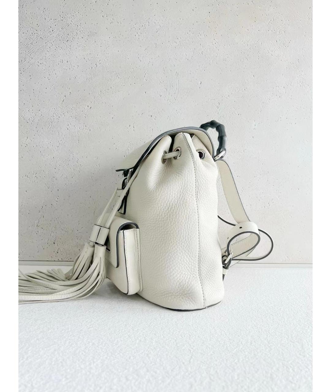 GUCCI Белый рюкзак из искусственной кожи, фото 3