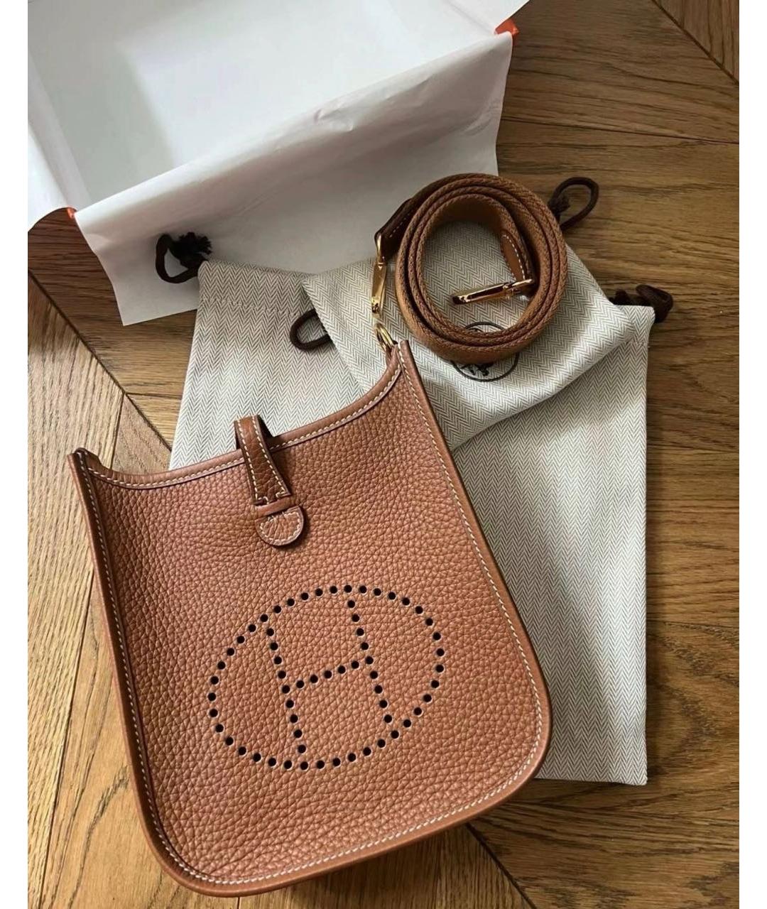HERMES Кожаная сумка через плечо, фото 4