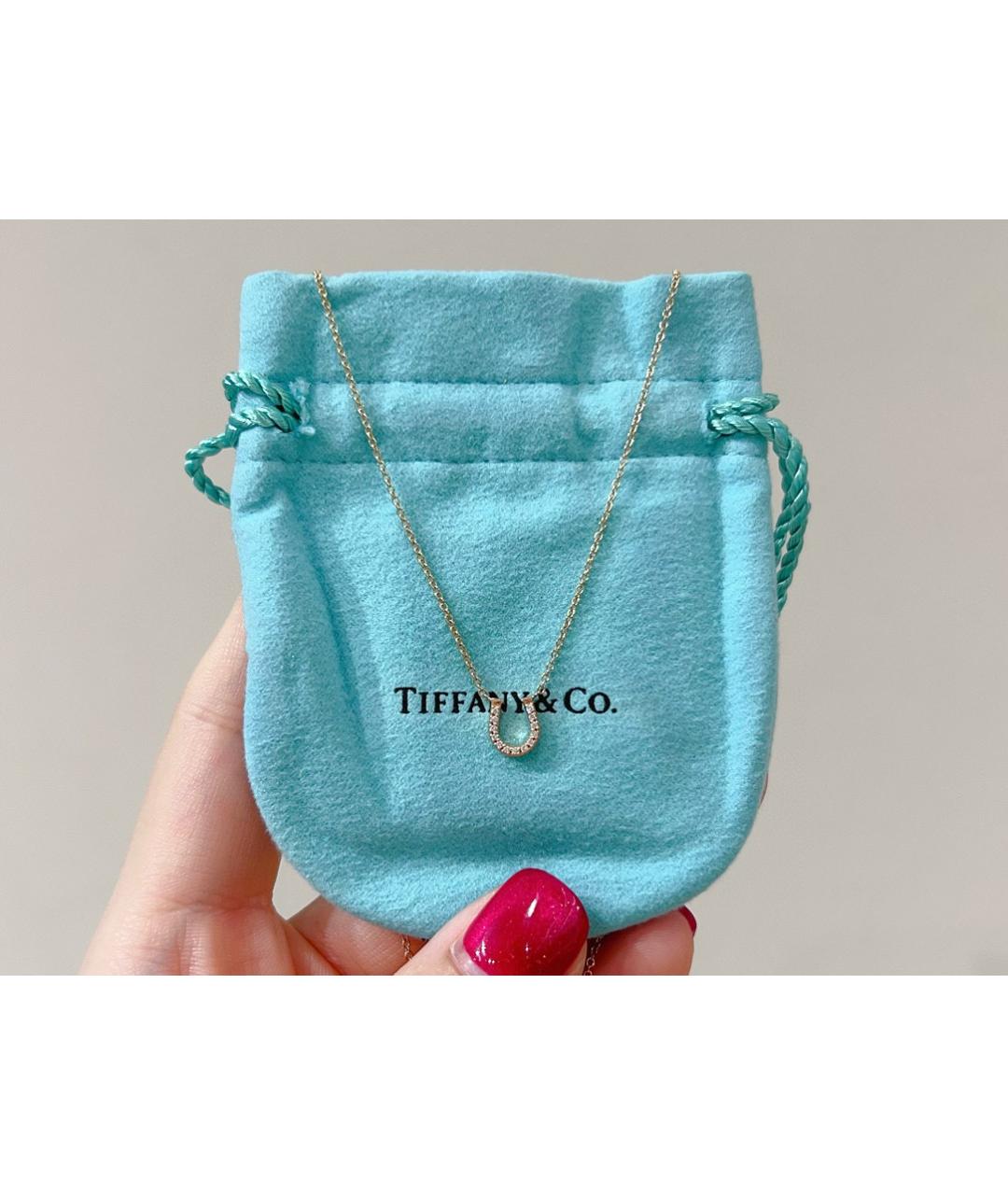 TIFFANY&CO Розовое колье из розового золота, фото 8