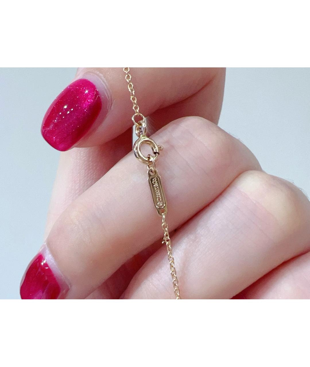 TIFFANY&CO Розовое колье из розового золота, фото 5