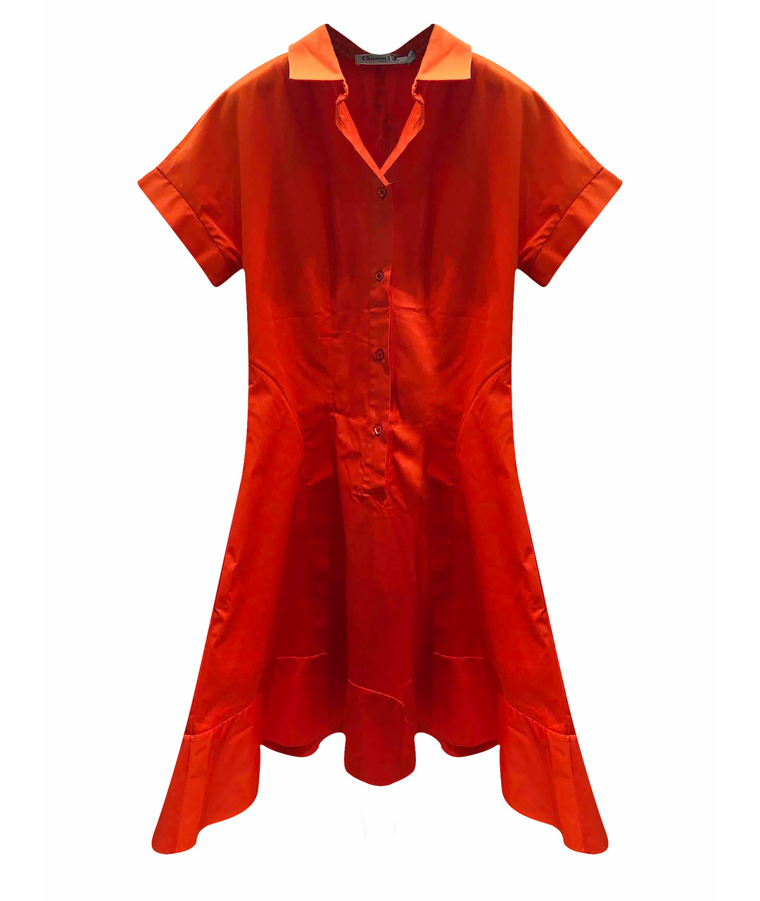 CHRISTIAN DIOR PRE-OWNED Хлопко-эластановое коктейльное платье, фото 1