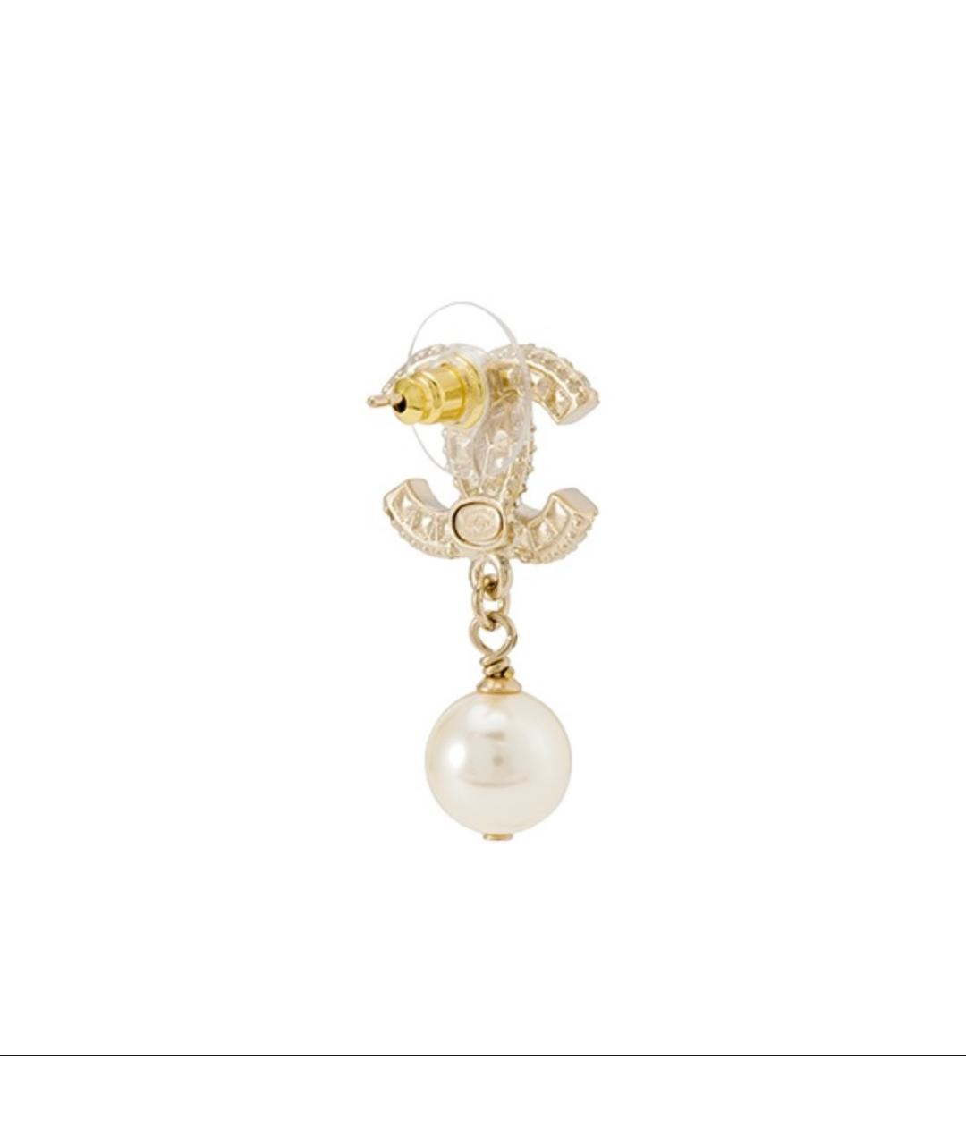 CHANEL Золотые серьги, фото 2