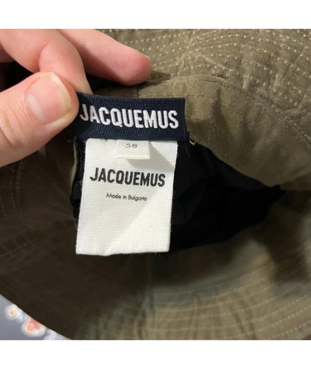 JACQUEMUS Зеленая шляпа, фото 5