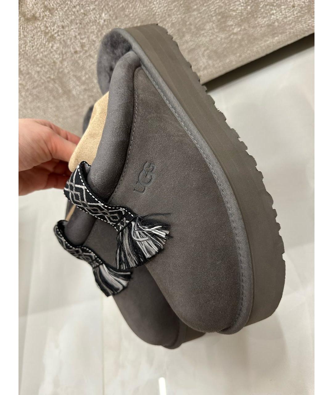 UGG AUSTRALIA Серые мюли, фото 3