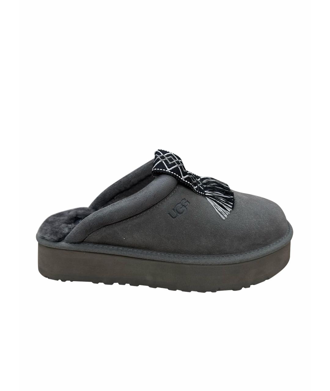 UGG AUSTRALIA Серые мюли, фото 1