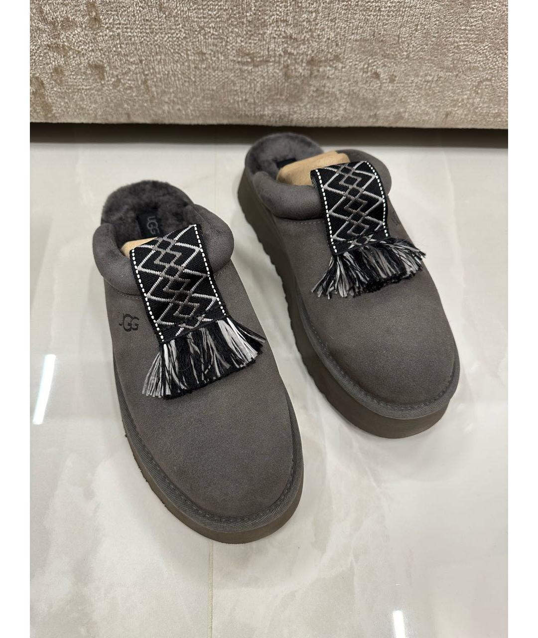 UGG AUSTRALIA Серые мюли, фото 2